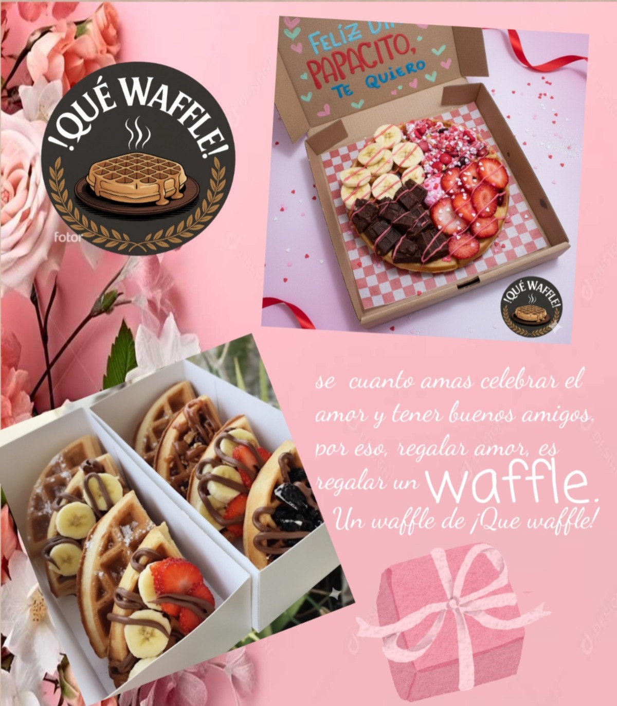 San Valentín Qué Waffle